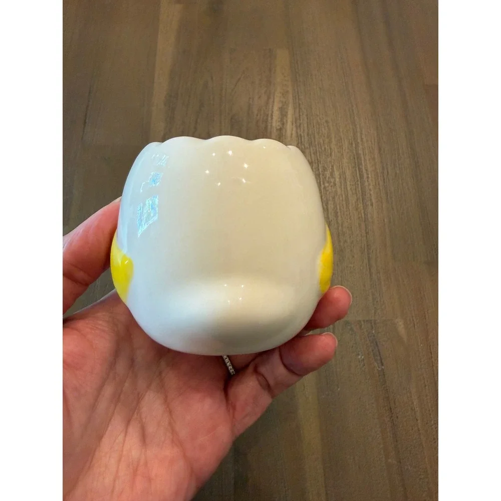 Ceramic Chick‎ Egg White Separator Yellow White Whimsical Kitchen Tool